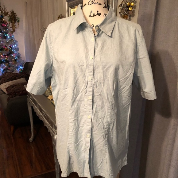 Van heusen ladies’ short sleeve button Down shirt - Picture 2 of 6